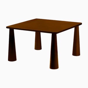 Table de Salle à Manger Trance en Laque Marron par Moanne