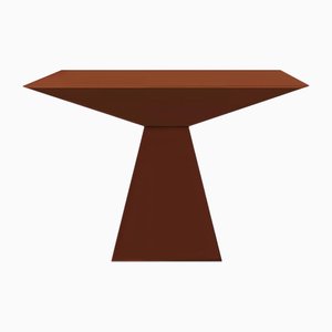 Table de Salle à Manger Desfase en Laque Marron par Moanne