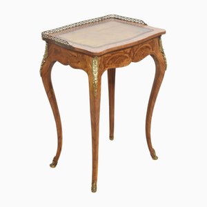 French Gilt-Metal Mounted Marquetry and Kingwood Side Table, 1890s