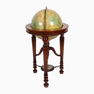 Vintage Terrestrial Library Globe on Stand, 1988