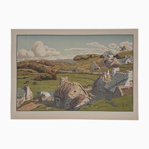 Henri Rivière, Aspects of Nature: Le Vallon, Lithograph