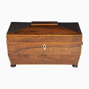 Caja Regency inglesa antigua, década de 1830