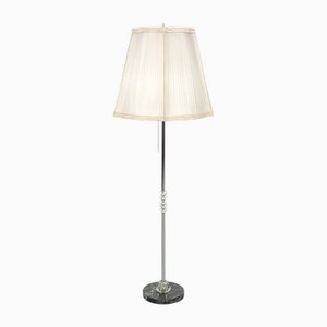 Vintage Floor Lamp with Marble Base, 1960s