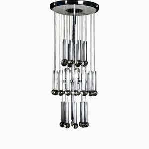Vintage Italian Ceiling Lamp by Gaetano Sciolari, 1970s