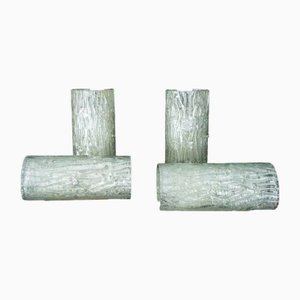 Murano Glass Sconces Horizontal or Vertical by Toni Zuccheri for Venini, 1960s, Set of 4