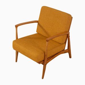 Poltrona vintage in ciliegio, anni '60