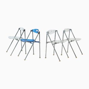 Acrylic Folding Chair by Giancarlo Piretti for Castelli, 1980s