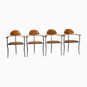 Vintage Italian Marilyn Chairs by Arrben, 1970s, Set of 4