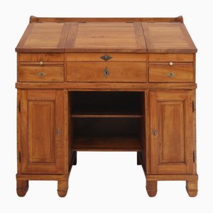 Bureau Biedermeier Milieu du 19ème Siècle en Merisier, Allemagne