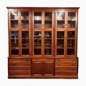 Libreria inglese in mogano