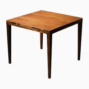 Tavolino da caffè Mid-Century in palissandro di Severin Hansen per Haslev Møbelfabrik, Scandinavia, anni '60