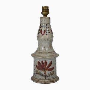 Französische Tischlampe aus Keramik von Gustave Reynaud für Atelier Le Mûrier, 1950er