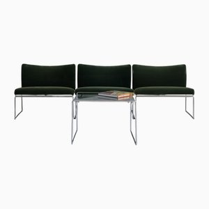 Vintage Sessel & Couchtisch von Kazuhide Takahama für Gavina, 1970er