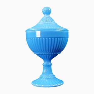Art Deco Blue Opaline Candy Box, 1930