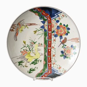 Large Japanese Imari Porcelain Dish, 1890s
