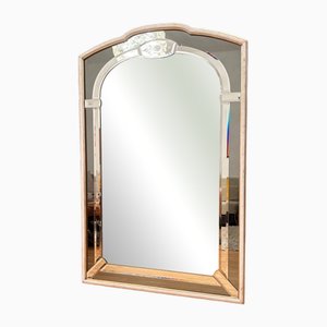 Large Crystal Mirror, Italy, 1960s