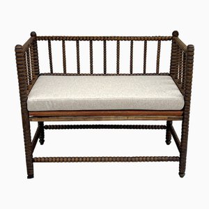 Panca in legno in stile giacobino, Regno Unito, anni '20