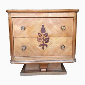 Small Art Deco Inlaid Chest of Drawers, 1930s