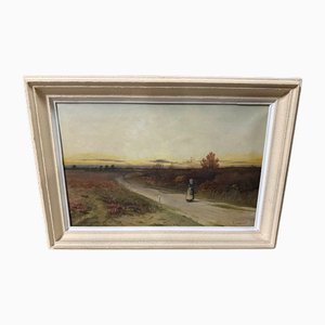 Lamore, Landscape, 1920s-1940s, Oil on Canvas, Framed