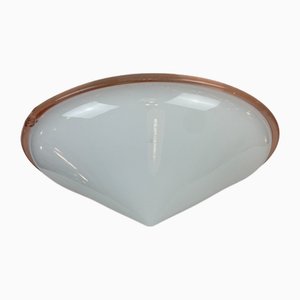 Lampada da soffitto in vetro di Murano, anni '70
