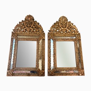 Antike Spiegel mit geschlossenen Seiten, 1800er, 2er Set