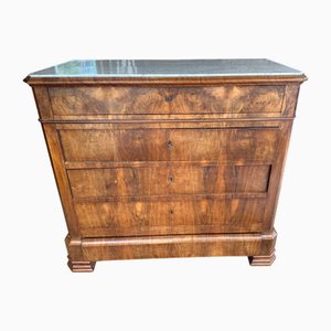 Louis Philippe Chest of Drawers in Walnut