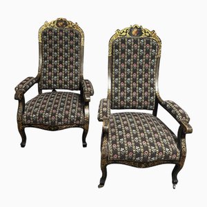 Charles Armchairs, Set of 2