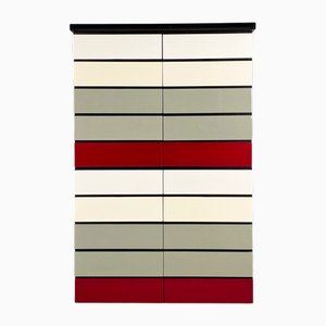 Italian Modern Lacquered Modular Chest of Drawers from Acerbis International, 1980s