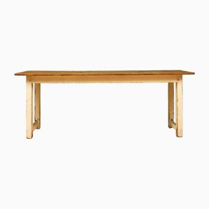Banc Hangar en Pot avec Base en Peinture Chippy, 1950s