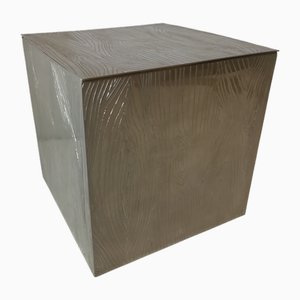 Seau à Glace Cubic en Faux Bois, Italie, 1960s