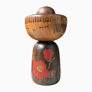 Sōsaku Kokeshi Vintage par Tsujita Ryozo, Japon, 1960s