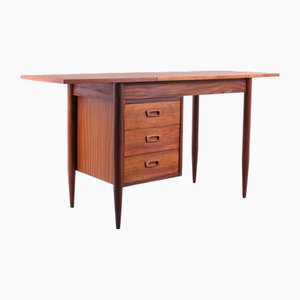 Small Teak Drop Leaf Desk Arne Vodder, 1950s