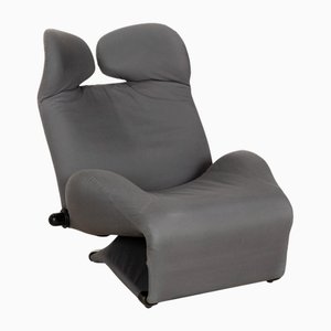Wink Fabric Armchair in Grey by Toshiyuki Kita for Cassina