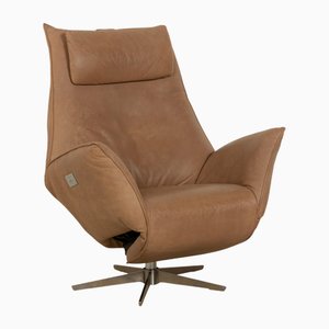 Safira Leather Armchair in Beige Camel from Koinor