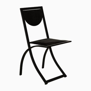 KFF Sinus Stoffstühle in Schwarz, 4 . Set
