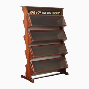 Vintage Display Cabinet in Mahogany Glass, United Kingdom, 1950s