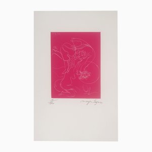 Meyer Lazar, Solar Kiss, Original Signed Engraving