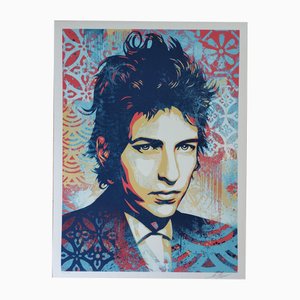 Shepard Fairey (Obey Giant), A-Gonna Fall de A Hard Rain, 2025, Serigrafía