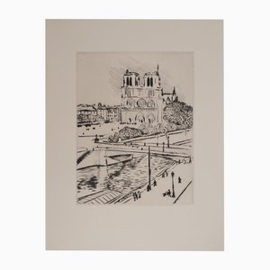 Albert Marquet, Notre-Dame, Original Engraving