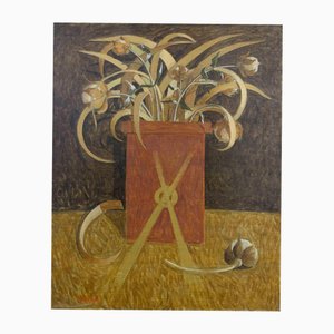 Alberto Gallerati, Recomposition, Oil on Canvas, 1970s