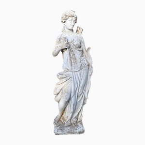 Diana the Huntress Sculpture in Reconstituted Stone, 1950