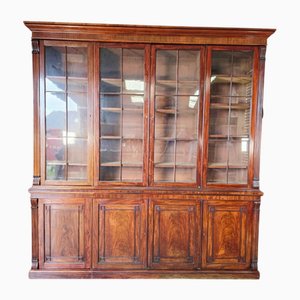Antikes Regency Bücherregal aus Mahagoni, 1820