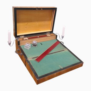 Antique Satinwood Traveling Lap Desk, 1790