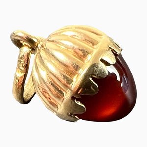 Kleiner italienischer Charm Anhänger aus 18 Karat Gelbgold, 1960er