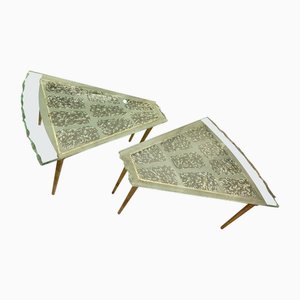 Mesa de centro Mid-Century atribuida a Max Ingrand, 1950