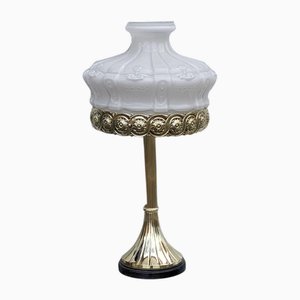 Antique Brass Table Lamp, 1800s
