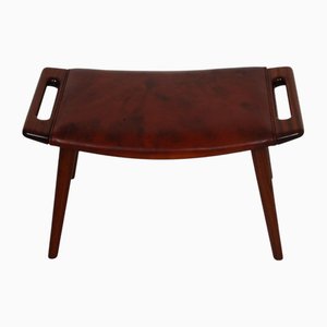 Puf Papa Bear de caoba de Hans Wegner, años 60