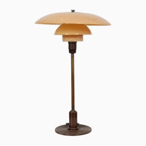 PH3/2 Table Lamp with Rosa Glass Shades by Poul Henningsen, 1930s