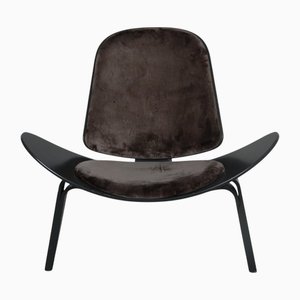 Grey CH-07 Shell Chair by Hans Wegner