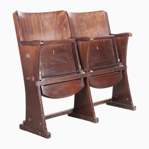 Vintage Cinema Bench from Ton, 1960s